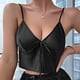 thumbnail image 2 of Camisón de lactancia Gibobby lencería de Satén sexy azul marino M, 2 of 4