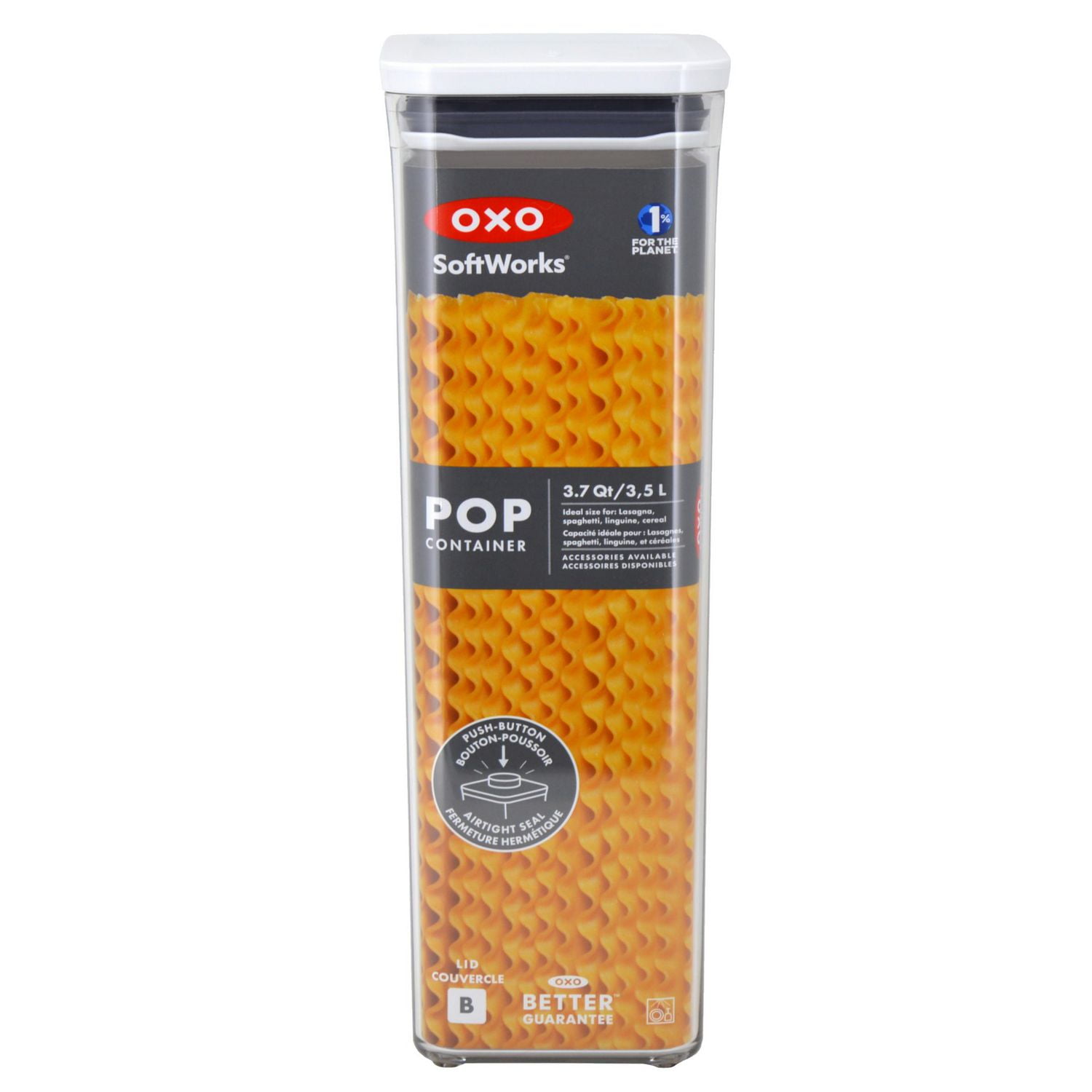 OXO Softworks POP2 Rectangular, Tall 3.5L Food Storage Container