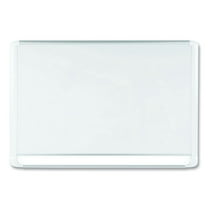MasterVision MVI050205 Magnetic Gold Ultra 48 in. x 36 in. Dry Erase Boards - White Surface/White/Natural Aluminum Frame