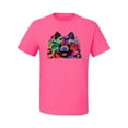 thumbnail image 2 of Cute and Colorful Pomeranian Dog Animal Lover Men's Graphic T-Shirt, Neon Pink, 3XL, 2 of 3