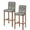 Green, variant on Vintage Geometric Bar Stool Covers Set of 4, Green Brown Abstract Plaid Checkered Stretch Washable Bar Chair Covers with Backs, Removable Pub Counter Height Chair Cover for Kitchen Dining Room Cafe