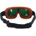 thumbnail image 3 of LILSIS Motorcycle Goggles Vintage Motorcycle Goggles Aviator Pilot Scooter Goggles, 3 of 6