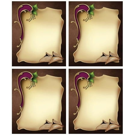4 x 6 in. Purim Designed Paper Cards - Pack of 20