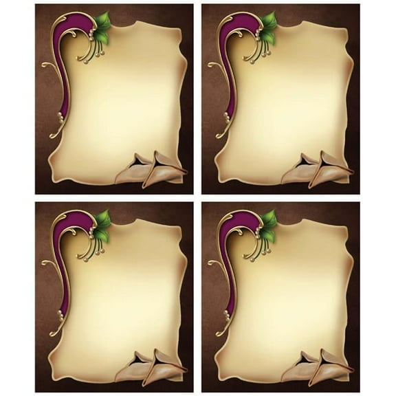 4 x 6 in. Purim Designed Paper Cards - Pack of 20