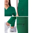 thumbnail image 5 of Adar Pro Flawless Plus Scrub Set For Women - Elevated V-Neck Top & Jogger Scrub Pants, 5 of 7