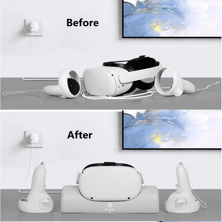 Metory Charging Dock for Oculus Quest 2, Oculus Quest 2