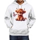 thumbnail image 1 of MHFRRA Sudadera con Capucha Blend, Suave E Informal, con Bolsillo Delantero para Mayor Comodidad Diaria y Estilo Urbano Blanco, 1 of 3