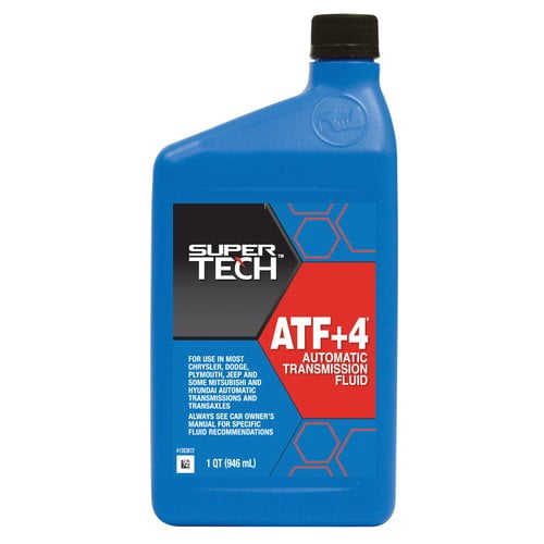 Super Tech ATF Plus 4 Automatic Transmission Fluid, 1 qt
