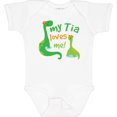 thumbnail image 3 of Inktastic My Tia Loves Me Dinosaur Boys Baby Bodysuit, 3 of 5