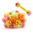 thumbnail image 3 of 2/1pcs Parrot Toy Creative Rattle Bite Resistant Bird Toy Double-head Bell Ball Cage Parrot Training Toy Pet Accessories Игрушки, 3 of 4