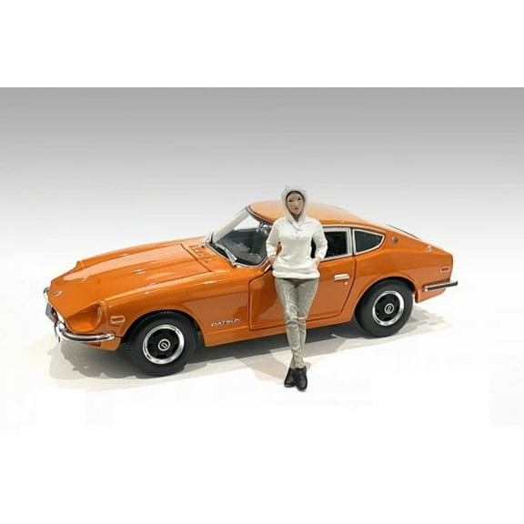 Car Meet 2 Figure I, White with Beige - American Diorama 76389 - 1/24 scale Figurine - Diorama Accessory