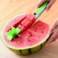 thumbnail image 3 of Cortador de sandía de acero inoxidable, diseño de molino de viento, utensilios de cocina para cortar sandía, herramienta cortadora para ensalada y fruta, 3 of 5
