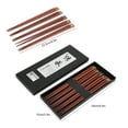 thumbnail image 4 of 5 Pairs Natural Wood Chopsticks Environmental Protection HandCarved Chopsticks Gift Set, 4 of 5