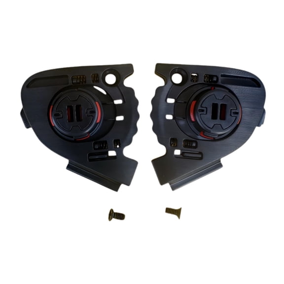 Abbraccia 2 Pieces Helmet Visor Base Plate Quick Installation High Performance Practical Spare Part for Blazer Sv Motorbike Helmet