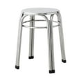 thumbnail image 1 of Luzkey Metal Stool Classroom Nonslip Diameter 29cm Easy Clean Practical Round Stackable Stool for Indoor Outdoor Dining Room Kitchen 29cmx55cm, 1 of 8