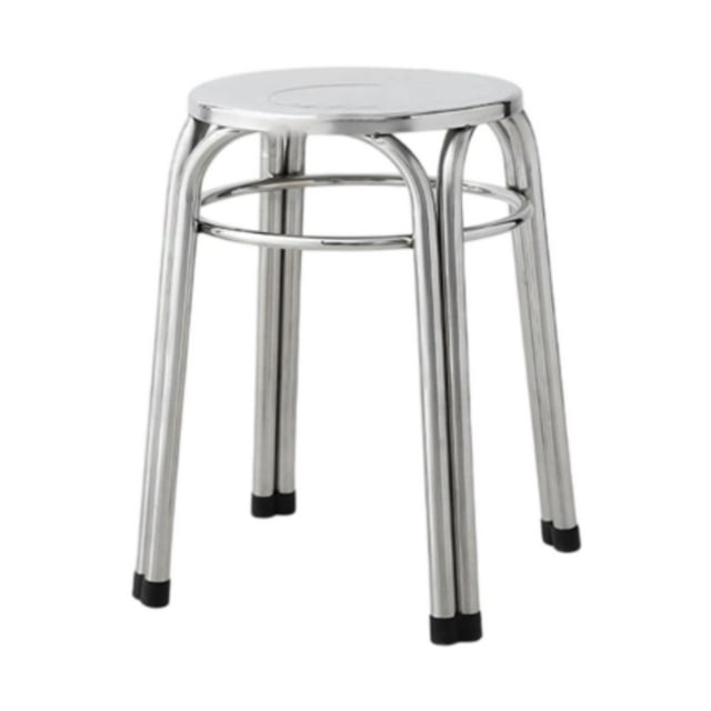 simhoa Metal Stool Backless Nonslip Industrial Round for Outdoor Garden Dining Room 29cmx55cm