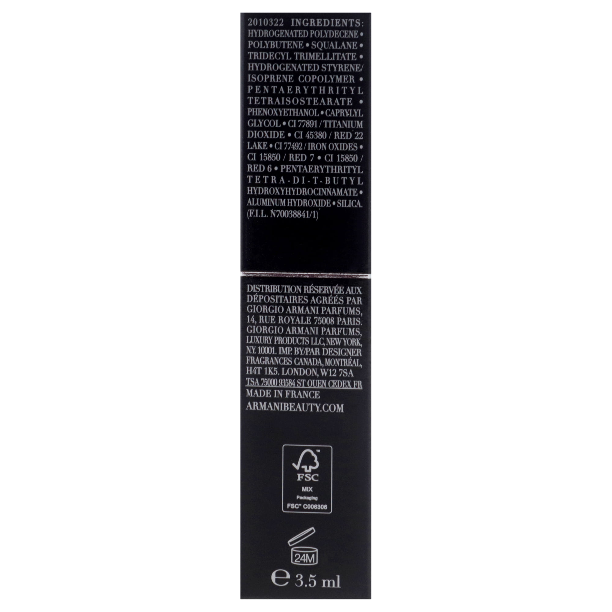 Giorgio Armani Prisma Glass Lip Gloss - 02 Candy Halo , 0.11 oz Lip Gloss