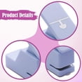 thumbnail image 6 of FVDPWYE Paper Hole Puncher Adults Office Supplies for Disc Binding Crafts Journaling Blue Mushroom Hole, 6 of 9