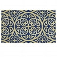 thumbnail image 1 of Design Imports CAMZ34870 Tapis de Sol en Coton à Base de Coco 18 x 30 Po Bleu Tunisie, 1 of 6