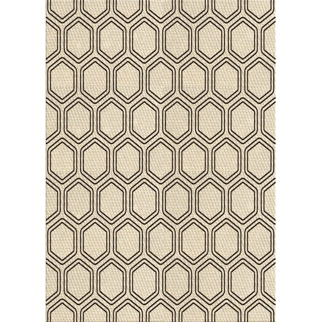 Ahgly Company Tapis Rectangulaire Lavable en Machine Intérieur Transitionnel Marron, 2 Pieds x 4 Pieds