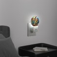 thumbnail image 4 of Round LED Night Lights Lamp with Dusk to Dawn Sensor, Creative Shoes High Heel With Butterflies Creative Night Light Plug Into Wall for Kids Room, Bedroom, Bathroom, Kitchen, Hallway, 4 of 4
