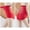 Red, variant on HUPOM Panties For Women Plus Size Underwear High Waist Dressy None Elastic Waist Beige M