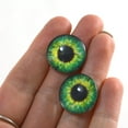 thumbnail image 3 of Bright Green Clockface Steampunk Glass Eyes, 3 of 6