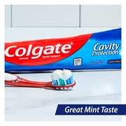 Colgate Cavity Protection Toothpaste with Fluoride, Minty Great Flavor, 6 oz Tube