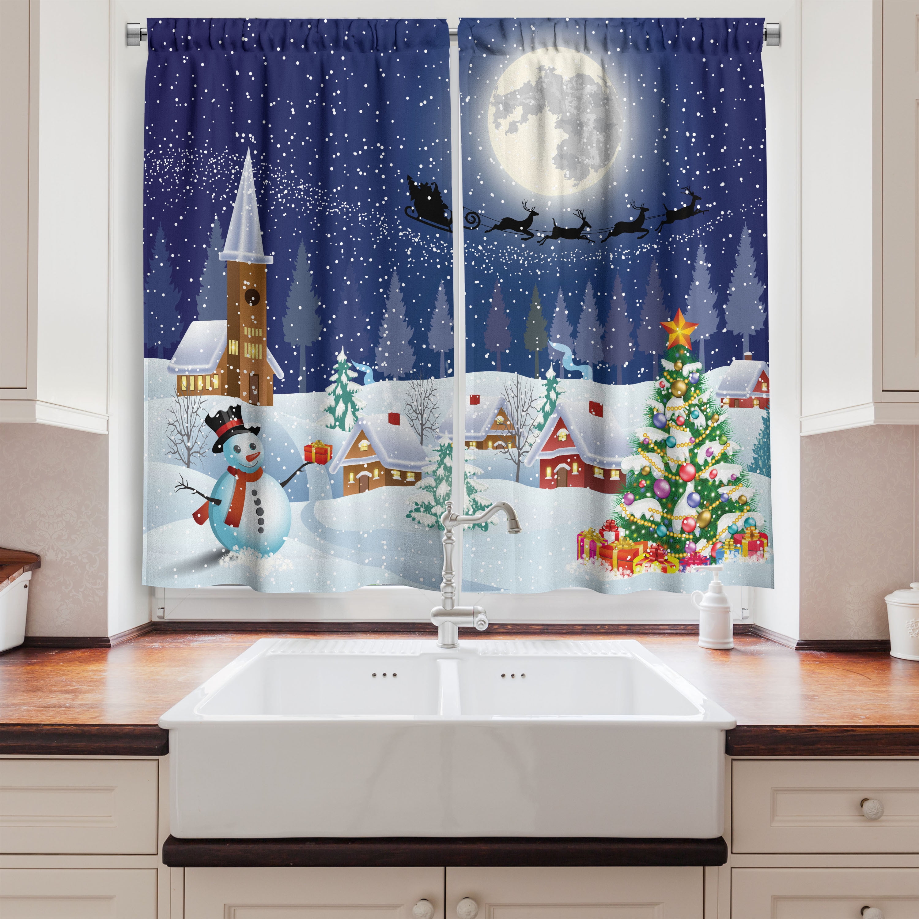 Christmas 2024 kitchen curtains
