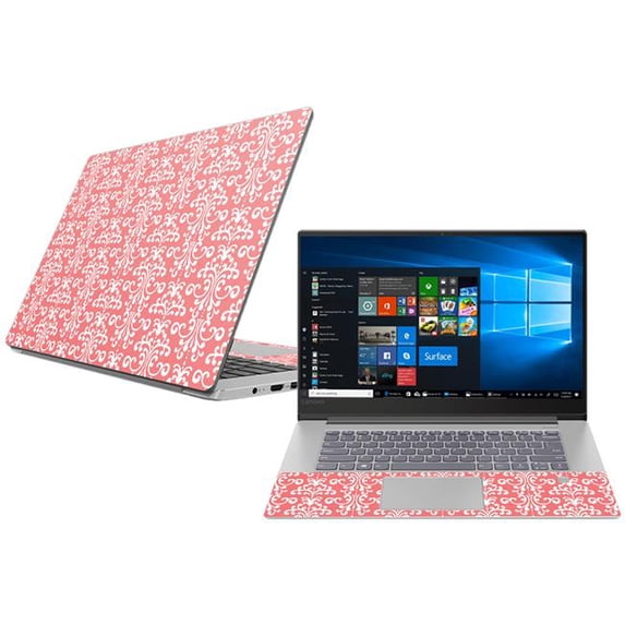 MightySkins LEN530S15-Coral Damask Skin for Lenovo IdeaPad 530S 15 in. 2018 - Coral Damask