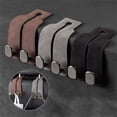 thumbnail image 4 of HCBY Leather Car Seat Headrest Hooks 2 Pack, Double Phone Holder for Back Seat Organizer, Space Saving Purse Bag Hook for Vehicle Interior, Easy Install Automotive Accessory for Travel, 4 of 5