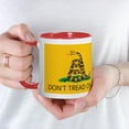 thumbnail image 5 of CafePress - Don't Tread On Me (Gadsden Flag) Mug - 11 oz Ceramic Mug - Novelty Coffee Tea Cup, 5 of 6