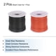 thumbnail image 3 of 28 Calibre Silicona Cable 28AWG Eléctrico Cable Trenzado Cable Flexible Estañado Cobre Cable Alta Temperatura Conexión Cable Carrete Negro y Rojo 75 m/246 Pies 2uds, 3 of 7