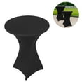 thumbnail image 2 of Housse de Table à Cocktail en Spandex - Nappe Ajustée Extensible Quatre Voies pour DJ Banquet Mariage Fête, 2 of 5