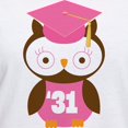 thumbnail image 3 of CafePress - 2031 Owl Graduate Class Women's V Neck T Shirt - Womens Cotton V-Neck T-shirt, 3 of 4