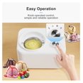 0.8 Quart Ice Cream Maker Machine with Compressor,3 Modes Automatic