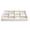Beige, variant on White Linen Flat Jewelry Display Tray, Multipurpose Organizer for Necklaces, Bracelets & Accessories, Home & Retail Use