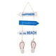 thumbnail image 2 of onlyliua ¡ Ofertas Del Día Liquidación Prime! Decoración de Verano Chanclas Colgante de Madera Atmósferas Oceánicas de Verano Decoración Cultura de Playa Indicación Palabras Signo, 2 of 7