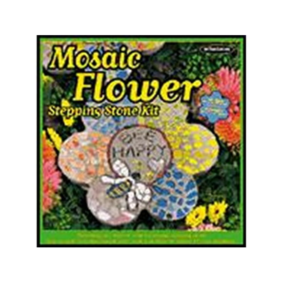 Milestones Mosaic Flower Stepping Stone Kit