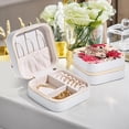 thumbnail image 6 of Mother's Day Leopard Portable Jewelry Box with Customizable Grid - Compact Travel Organizer, 6 of 6