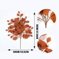 thumbnail image 3 of TIELUTT Feuilles Réalistes Feuilles Rouges Douces pour Maison Mariage Fête Vase Intérieur Extérieur Fleurs de Glycine Fleurs Tropicales Support de Fleurs de Mariage Fleurs pour Extérieur, 3 of 5