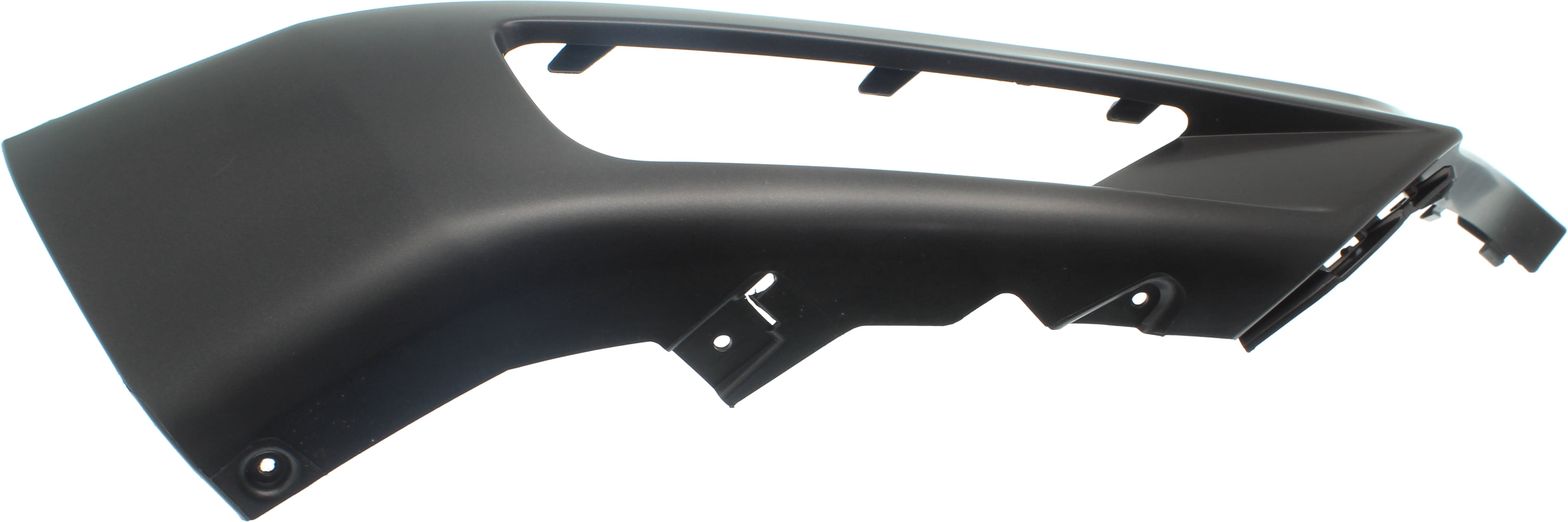 Bumper Trim Compatible With 2016-2019 Volvo XC90 Front, Right Passenger Side, Outer Black
