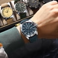 thumbnail image 6 of Poedagar Man Wristwatch Waterproof Luminous Date Week Watch For Men Quartz Sport Leather Men's Watch, 6 of 6