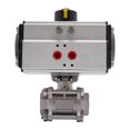 thumbnail image 5 of 1 inch NPT Pneumatic Ball Valve Single Acting Air Actuated Spring Return Ball Valve 316 Stainless Steel, 5 of 21