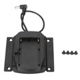 thumbnail image 4 of Placa de sujeción universal para baterías Sony NP-F970, compatible con monitores VESA de 75mm, incluye 4 tornillos de montaje, material metálico duradero, color negro, ideal para pantallas de hasta, 4 of 6