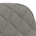 thumbnail image 5 of vidaXL Swivel Dining Chairs 2 pcs Light Grey Velvet, 5 of 5