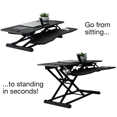 thumbnail image 3 of AnthroDesk Ergospring Standing Desk Converter - Extra Wide, 3 of 10