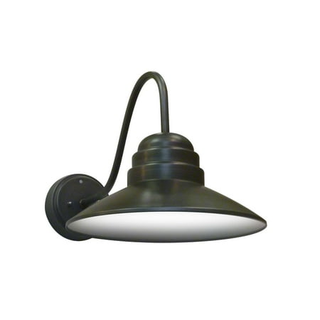 Led Outdoor Gooseneck Lantern Dusk To Dawn Sensor Weathered Black Led Outdoor Gooseneck Lantern Dusk To Dawn Sensor Weathered Black Finish By Capstone Lighting