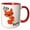 Red/White, variant on 3drose, Zero Fox Given, 15oz Two-tone Green Mug