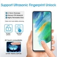 thumbnail image 3 of ZYQEEE [3 Pack] Clear Screen Protector for Samsung Galaxy S21 FE 6.4", Soft TPU Protective Film [Not Tempered Glass],Support Fingerprint,Case Friendly, 3 of 10